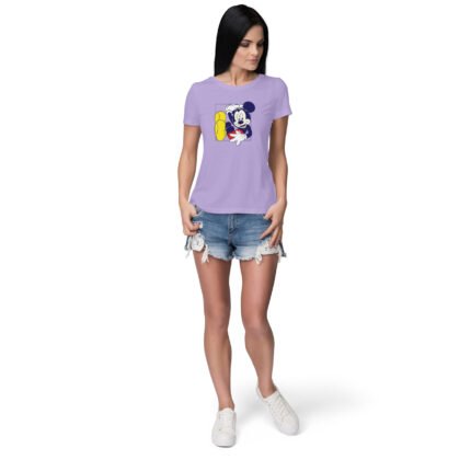 Women's :  Mickey in Box T-shirt - Image 2