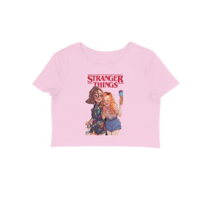 Women's : Stranger Things Crop Top - Image 7