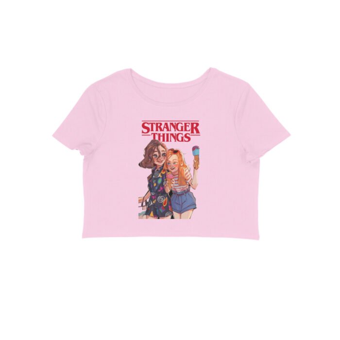 Women's : Stranger Things Crop Top - Image 7