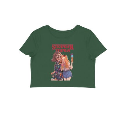 Women's : Stranger Things Crop Top - Image 13