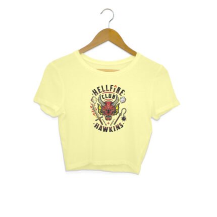 Women's : HellFire Club Crop Top