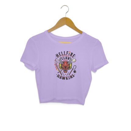 Women's : HellFire Club Crop Top - Image 5