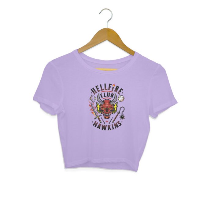 Women's : HellFire Club Crop Top - Image 5