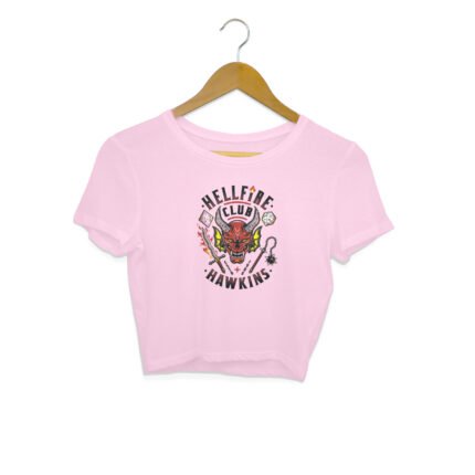 Women's : HellFire Club Crop Top - Image 7