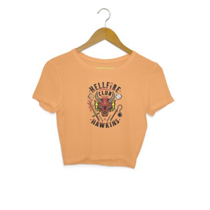 Women's : HellFire Club Crop Top - Image 11