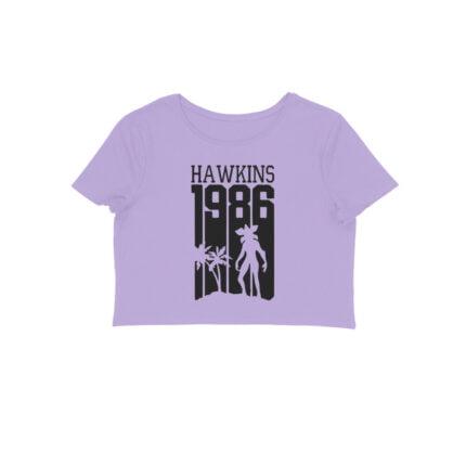 Women's : Hawkins 1986 Crop Top - Image 3
