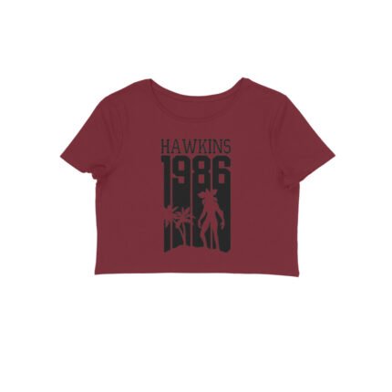 Women's : Hawkins 1986 Crop Top - Image 9
