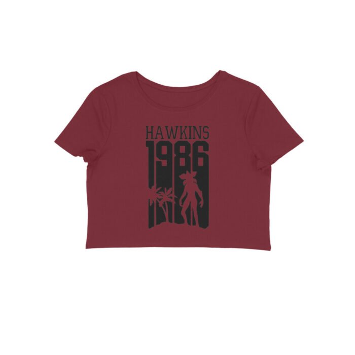 Women's : Hawkins 1986 Crop Top - Image 9