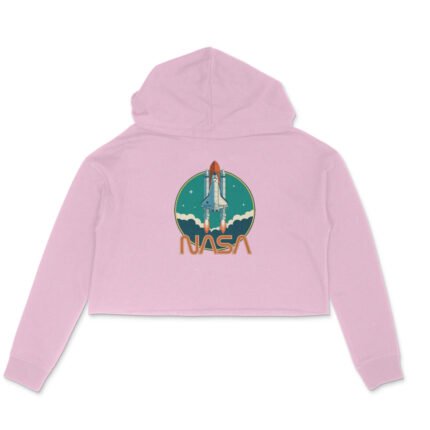 Women's : NASA Rocket Crop Hoodie