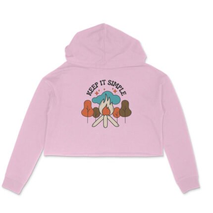 Women's : Keep It Simple Crop Hoodie