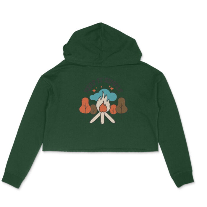 Women's : Keep It Simple Crop Hoodie - Image 7
