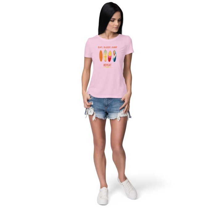 Women's : Eat Sleep Surf Repeat T-shirt - Image 2