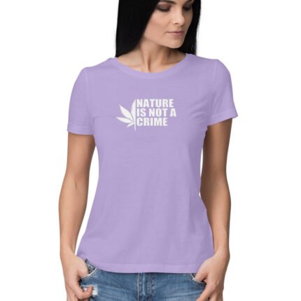 Women's : Nature is not a Crime T-shirt - Image 2