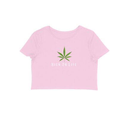 Women's : High On Life Crop Top - Image 5