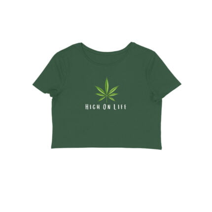 Women's : High On Life Crop Top - Image 11