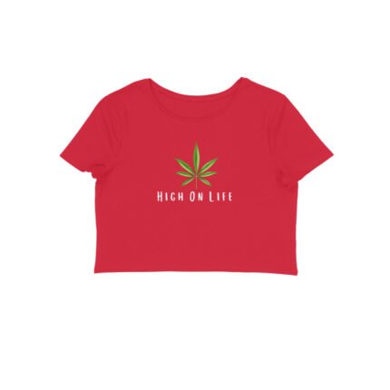 Women's : High On Life Crop Top - Image 13