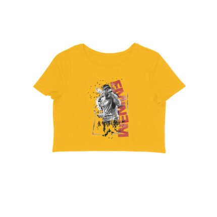 Women's : Eminem Singing Crop Top - Image 9