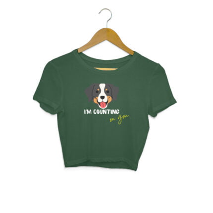 Women's : Dog Counting On You Crop Top - Image 11