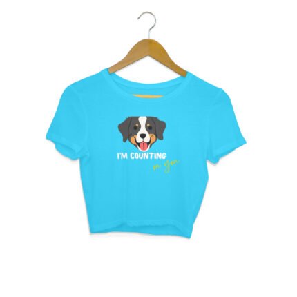 Women's : Dog Counting On You Crop Top - Image 15