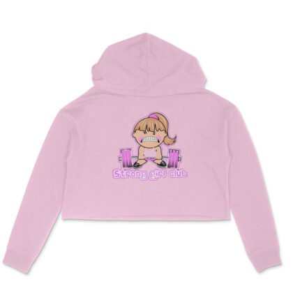 Women's : Strong Girls Club Crop Hoodie - Image 9