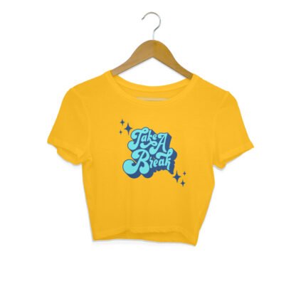 Women's : Take a Break Crop Top - Image 3