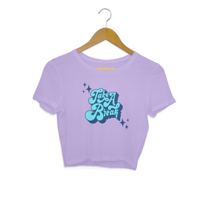 Women's : Take a Break Crop Top - Image 5