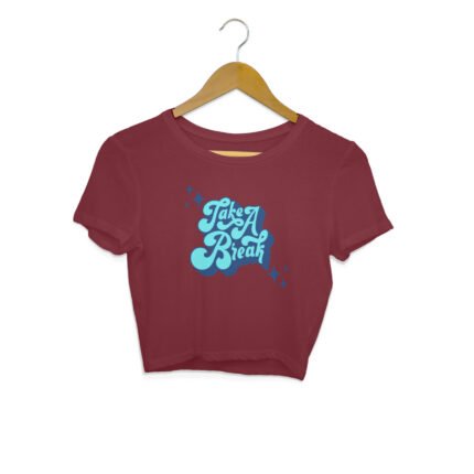 Women's : Take a Break Crop Top - Image 9