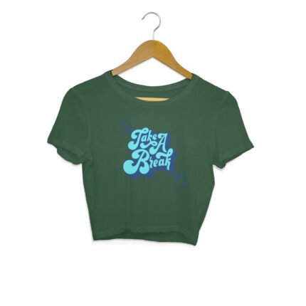 Women's : Take a Break Crop Top - Image 17