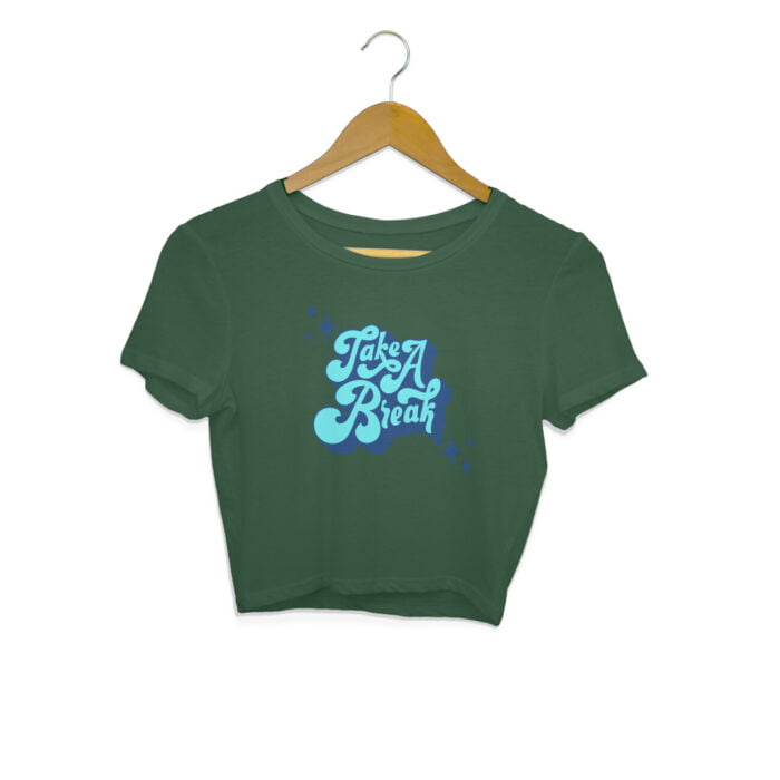 Women's : Take a Break Crop Top - Image 17