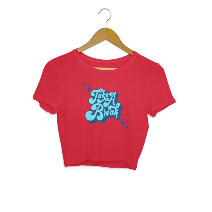 Women's : Take a Break Crop Top - Image 19