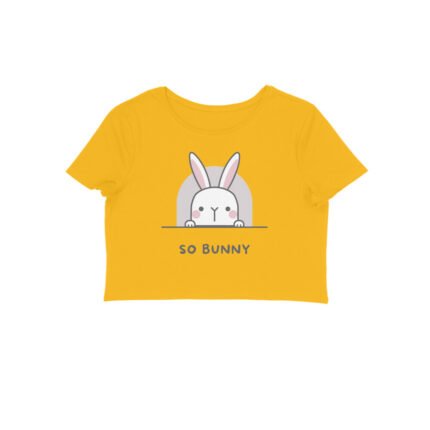 Women's : So Bunny Crop Top - Image 3