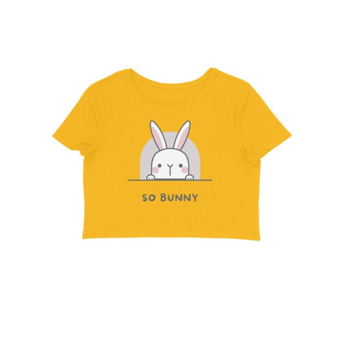 Women's : So Bunny Crop Top - Image 3