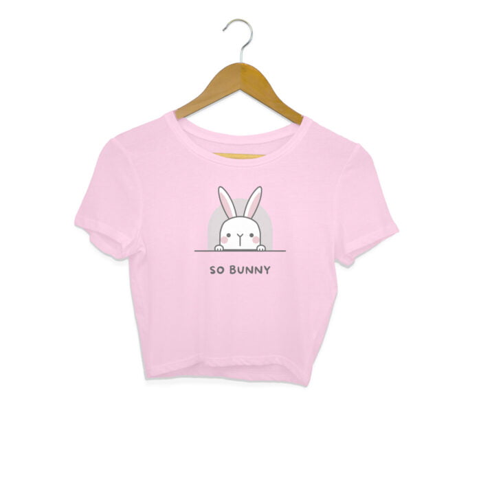 Women's : So Bunny Crop Top - Image 7