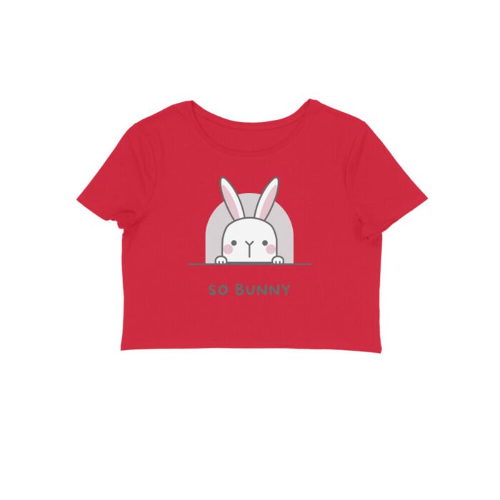 Women's : So Bunny Crop Top - Image 11