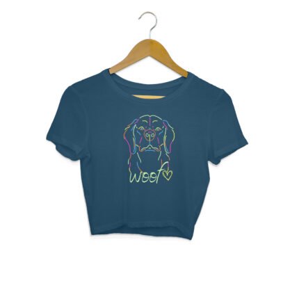 Women's : Woof Crop Top - Image 7