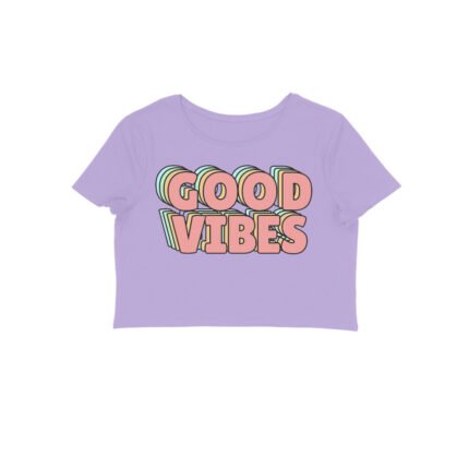 Women's : Good Vibes Crop Top - Image 7