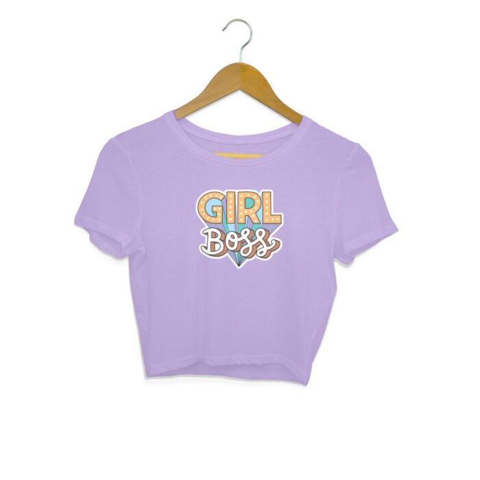 Women's : Girl Boss Crop Top - Image 7