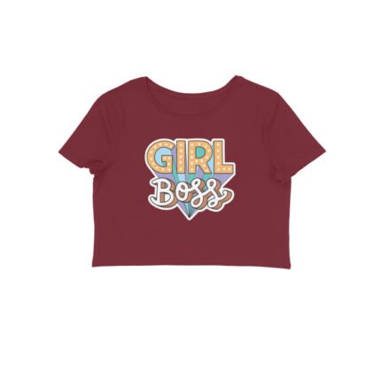 Women's : Girl Boss Crop Top - Image 11