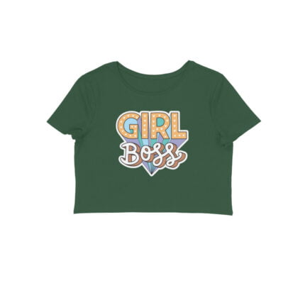 Women's : Girl Boss Crop Top - Image 15