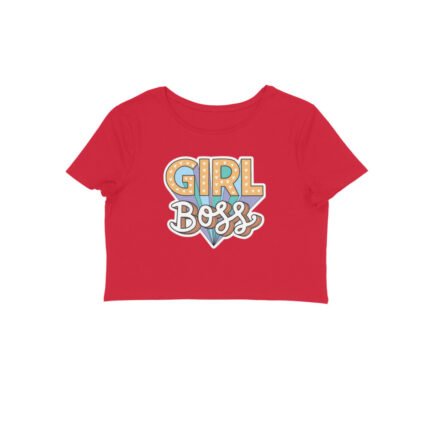 Women's : Girl Boss Crop Top - Image 17