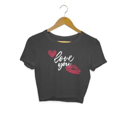 Women's : Love You Crop Top