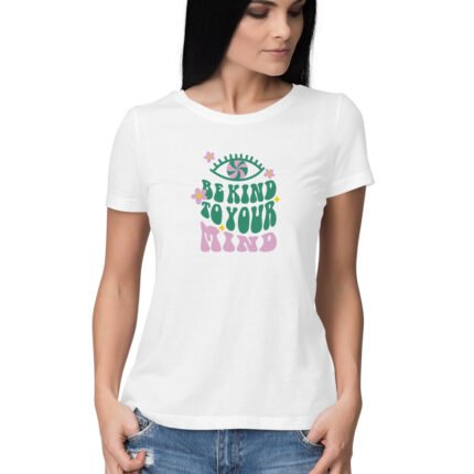 Women's : Be Kind to Your Mind T-shirt - Image 4