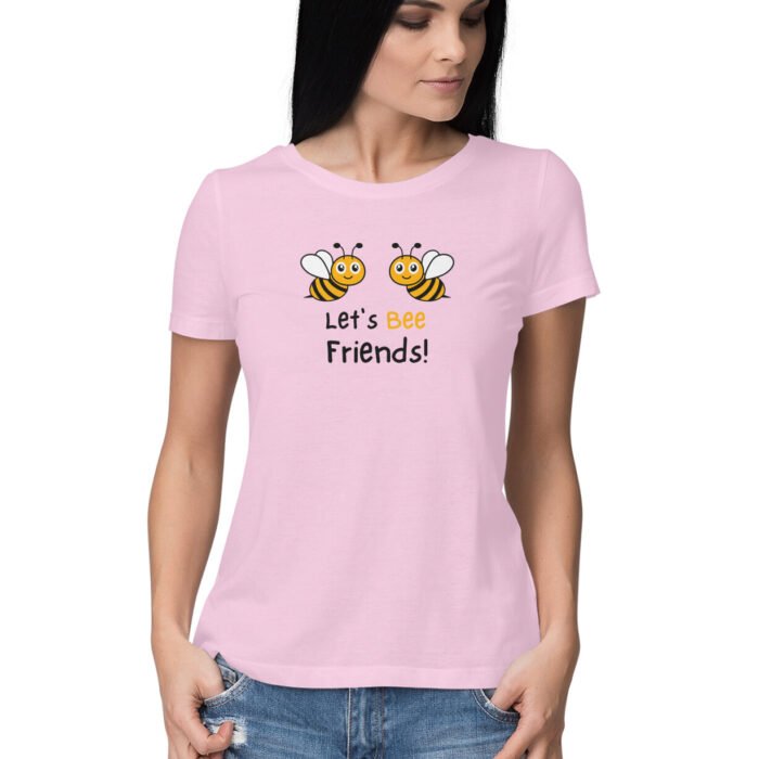 Women's : Let's be Friends T-shirt - Image 2