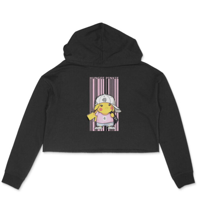 Women's : Pinky Pikachu Crop Hoodie - Image 1