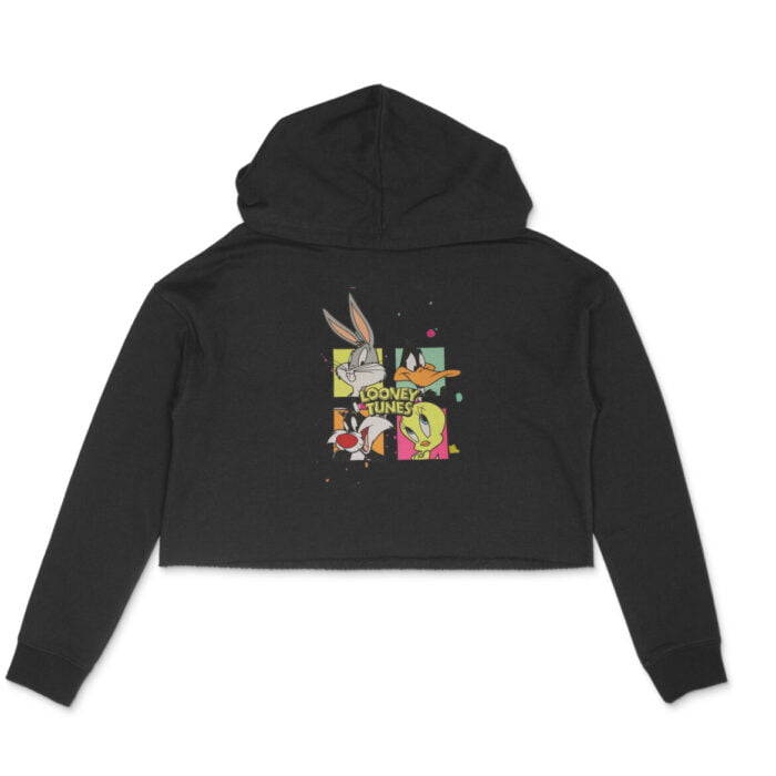 Women's : Looney Tunes Crop Hoodie - Image 1