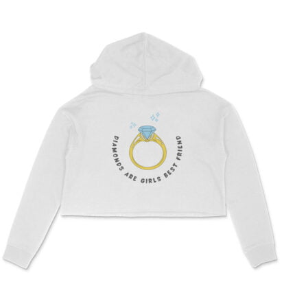 Women's : Women's & Dimond's Crop Hoodie - Image 5