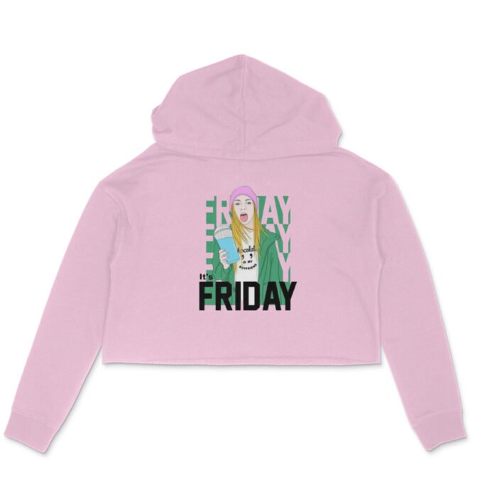 Women's : Friiday Crop Hoodie - Image 3