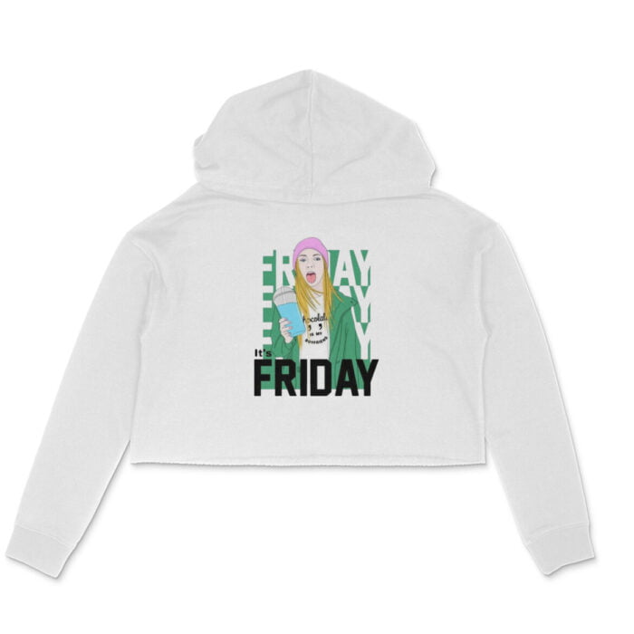 Women's : Friiday Crop Hoodie - Image 11