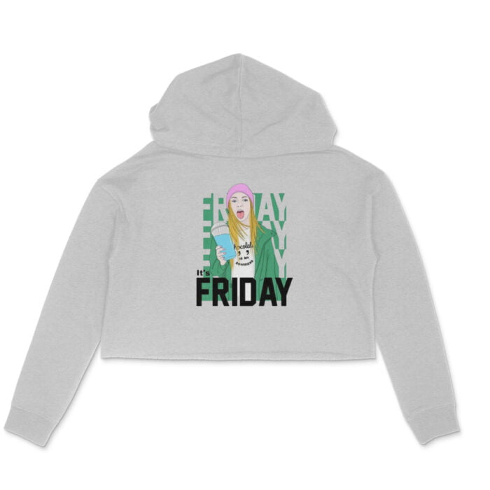 Women's : Friiday Crop Hoodie - Image 1