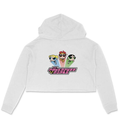 Women's : Power Puff Girl Crop Hoodie - Image 9